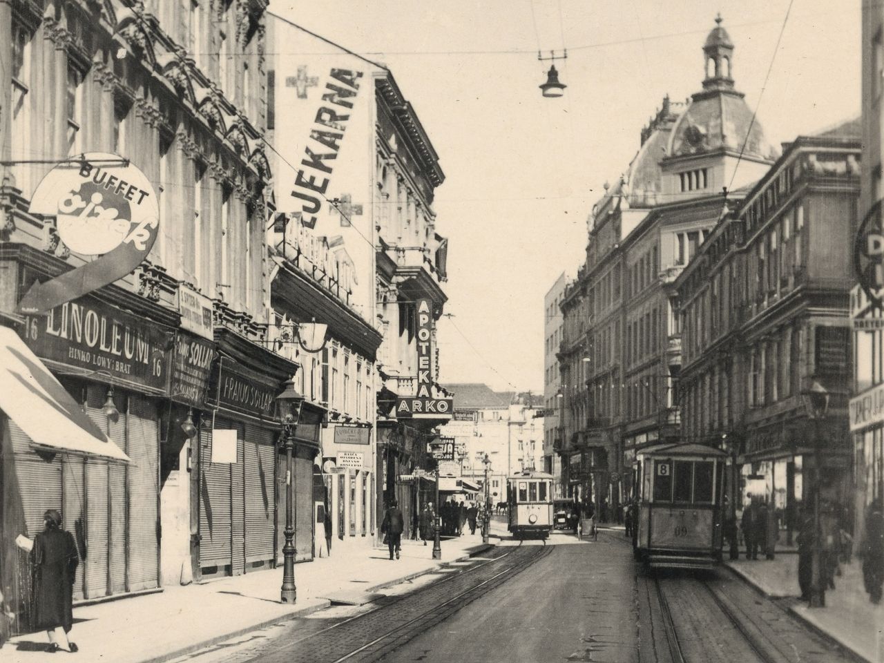 Ilica oko 1930. godine D